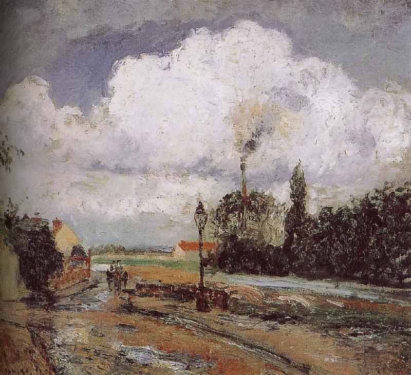 Camille Pissarro Metaponto pier Schwarz